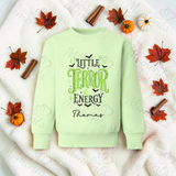 Little Terror Energy Sweatshirt | Halloween Toddler Matching Top | Kids Halloween Sweatshirt | Available In A Range Of Colours
