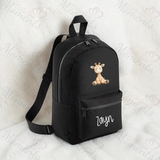 Personalised Kids Baby Giraffe Mini Backpack
