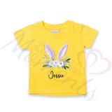 Personalised Kids Easter Bunny Ear T-shirt