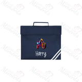 Personalised Neon Dirt Bike Book Bag