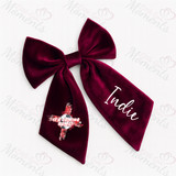 Personalised It's Coming Home England World Cup Football Hair Bow
