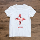 Personalised "It's Coming Home" England Football T-shirt for World Cup - All Sizes - Design 3