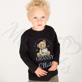 Personalised Happy Mother's Day Long Sleeved Top - Baby and Toddler - Teddy Bear Design