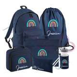 Personalised Mega Back To School Essentials Bundle Rainbow