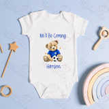 Personalised "We'll Be Coming" Scotland World Cup Baby Bodysuit