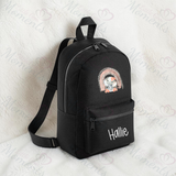 Personalised Kids Rainbow Elephant Mini Backpack