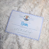 Personalised Easter Bunny Certificate. Custom Kids Treat for Easter Sunday.