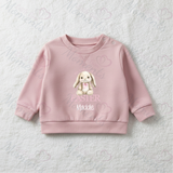 Personalised "My Very First Easter" Bunny Sweatshirt. Baby/Toddler Jumper - Very First Easter Design