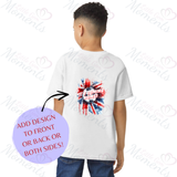 Personalised "It's Coming Home" England Football T-shirt for World Cup - All Sizes - Design 1