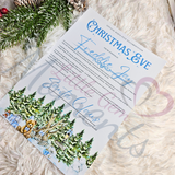 Personalised Christmas Eve Letter - Pink or Blue. Custom Kids Xmas Treat. Christmas Eve Box Fillers.