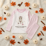 Personalised Mama's Little Monster Pyjamas | Custom Name Halloween PJ Set | Kids Halloween Nightwear