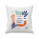 Personalised Tropical Filled Cushion