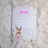 Personalised Kids Easter Bunny Letter for Easter Egg Hunt - Egg-stra Special Delivery