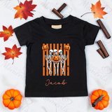 Personalised Skeleton Trio Kids T-shirt | Halloween Toddler Top