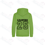 Personalised Leavers Hoodies. Custom Class of 2025 Graduation Hoodie - Nursery, Primary School, High School, College, University