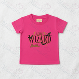 Personalised Little Wizard Kids T-shirt | Custom Halloween Toddler Top