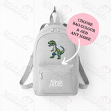 Personalised Kids Dinosaur Mini Backpack