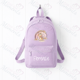 Personalised Kids Mini Rainbow Unicorn Backpack