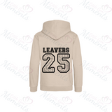 Personalised Leavers Hoodies. Custom Class of 2025 Graduation Hoodie - Nursery, Primary School, High School, College, University