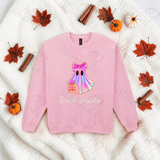 Dead Inside With Ghost Sweatshirt | Adult Halloween Sweater | Available In A Huge Range Of Colours