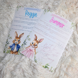 Personalised Kids Easter Bunny Letter for Easter Egg Hunt - Egg-stra Special Delivery