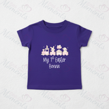 Personalised Baby "My 1st Easter" T-shirt - Easter Train Design