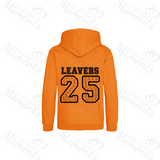 Personalised Leavers Hoodies. Custom Class of 2025 Graduation Hoodie - Nursery, Primary School, High School, College, University