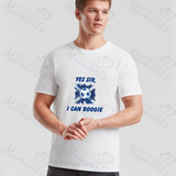 Personalised "Yes Sir, I Can Boogie" Scotland Football T-shirt for World Cup - All Sizes - Flag Design