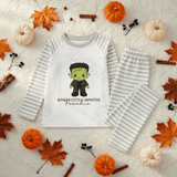 Personalised Mama's Little Monster Pyjamas | Custom Name Halloween PJ Set | Kids Halloween Nightwear
