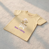 Personalised Our First Mother's Day 2026 T-shirt - Teddy Design - Pink or Blue