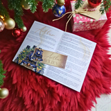 Personalised Christmas Story Book - Navy Believe Train and Ticket. Christmas Eve Box Fillers