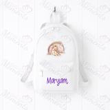 Personalised Kids Mini Rainbow Unicorn Backpack