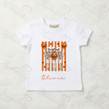 Personalised Skeleton Trio Kids T-shirt | Halloween Toddler Top