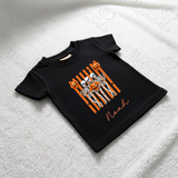 Personalised Skeleton Trio Kids T-shirt | Halloween Toddler Top