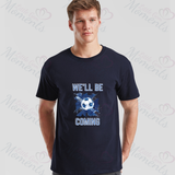 Personalised "We'll Be Coming" Scotland Football T-shirt for World Cup - All Sizes - Flag Design