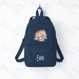 Personalised Kids Mini Rainbow Unicorn Backpack