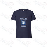 Personalised "We'll Be Coming" Scotland Football T-shirt for World Cup - All Sizes - Flag Design