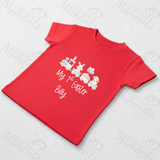 Personalised Baby "My 1st Easter" T-shirt - Easter Train Design