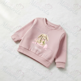Personalised "My First Easter" Bunny Sweatshirt. Baby/Toddler Jumper - Easter Bunny Banner Design