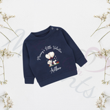 Custom Mummy's Little Valentine Sweatshirt. Baby's Valentine's Day Jumper -Multiple Colours