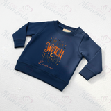 Personalised Mini Witch Energy Kids Sweatshirt | Custom Halloween Toddler Top
