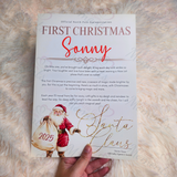 Personalised First Christmas Certificate from Santa Claus. Custom Baby Xmas Keepsake - Santa Sack Design