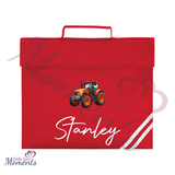 Personalised Tractor Book Bag - Design 2