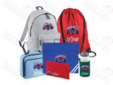 Personalised Mega Back To School Essentials Bundle - Neon Monster Truck