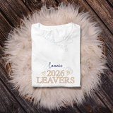 Personalised Class of 2026 Leavers Graduation T-shirt - 2026 Leavers Design