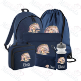 Personalised Mega Back To School Essentials Bundle - Rainbow Unicorn