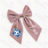 Personalised Scotland World Cup Football Hair Bow