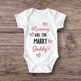 "Mummy Will You Marry Daddy?" Surprise Proposal Vest/Bodysuit