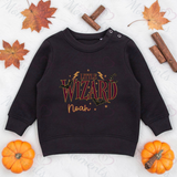 Personalised Little Wizard Baby Sweatshirt | Custom Halloween Toddler Top