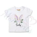 Personalised Kids Easter Bunny Ear T-shirt